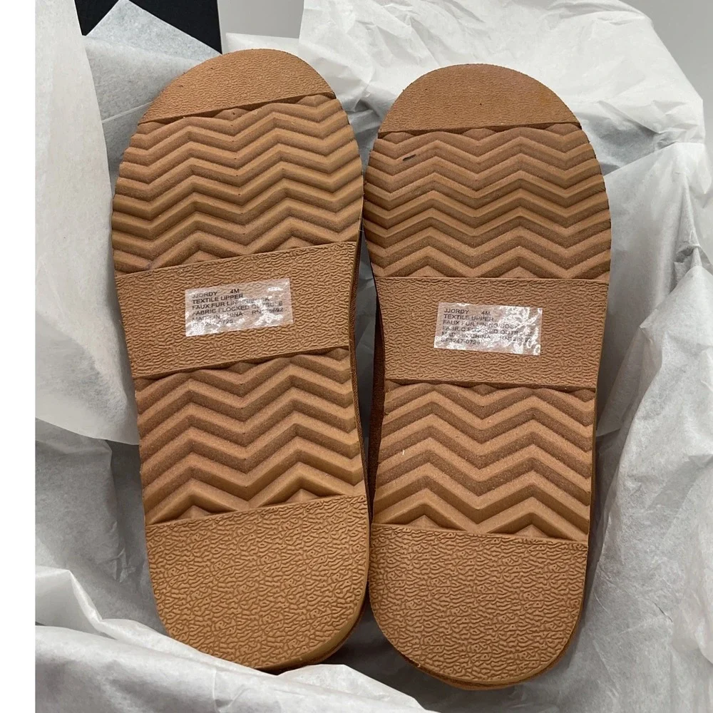 Steve Madden Kids Chestnut Suede Slippers Pink Purple Braided Trim Slip On